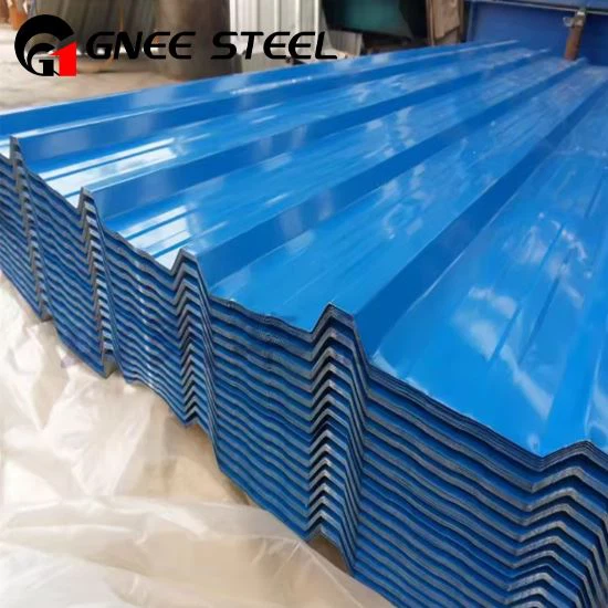 Цветные гофрированные кровельные листы PPGI